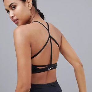 NIKE sports bra strapy back light/medium support thin spaghetti straps